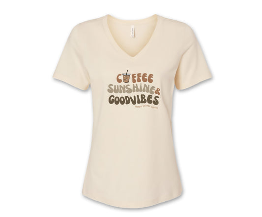 Coffee, Sunshine, Good Vibes T-shirt